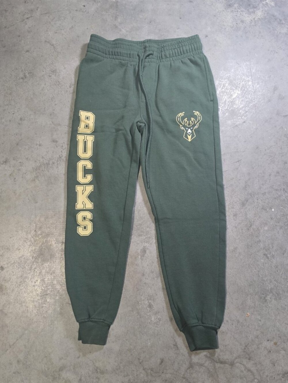NBA Milwaukee Bucks Jogger Sweatpants Fleece Green - Mens S